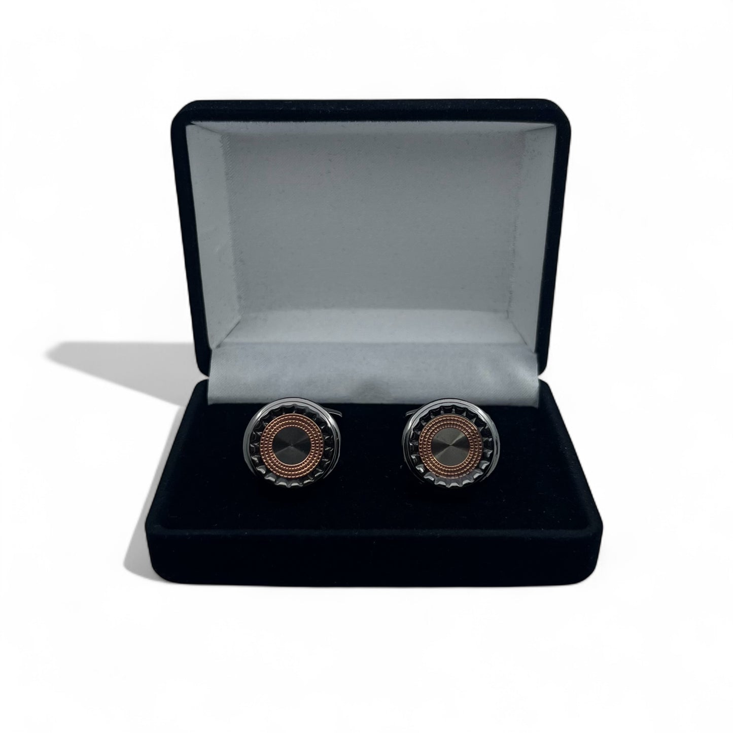 Gloring Grey Mettalic Cufflinks