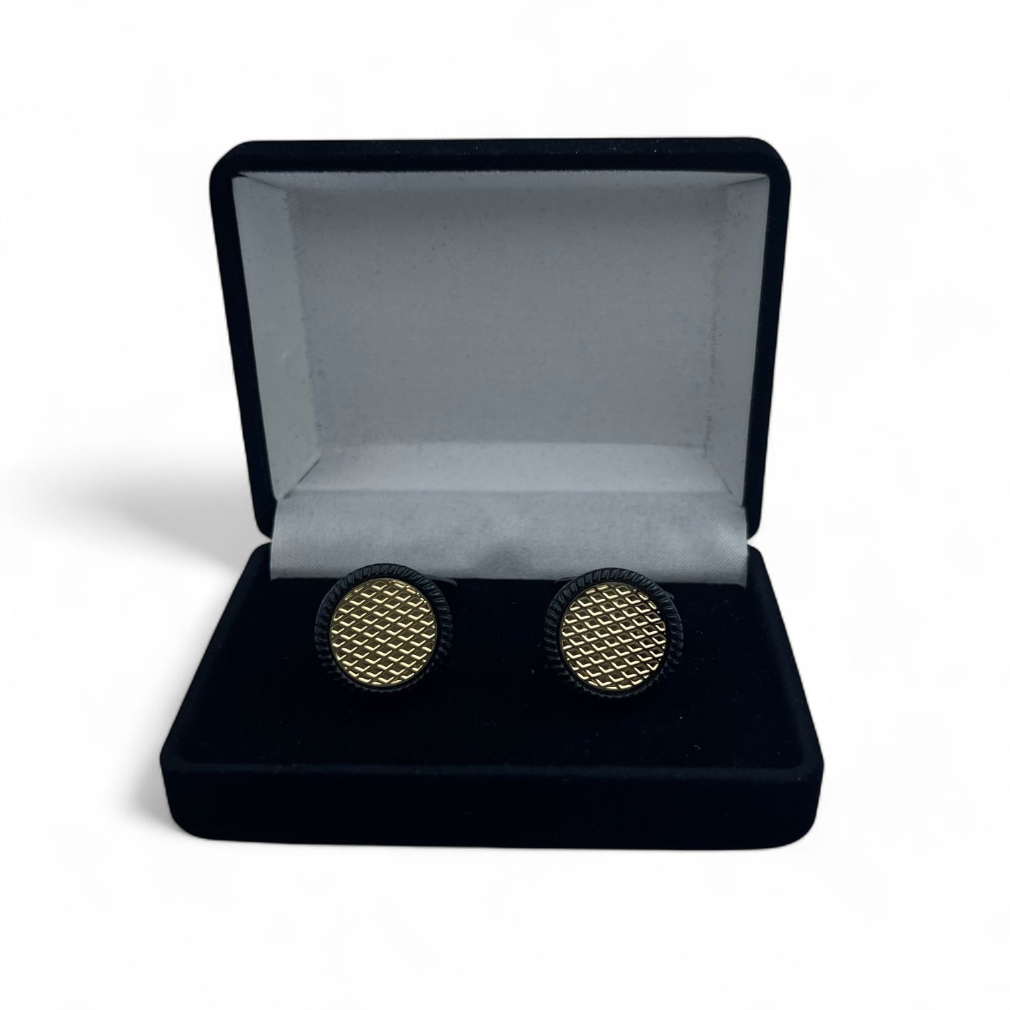 Gilded Core Black Cufflinks