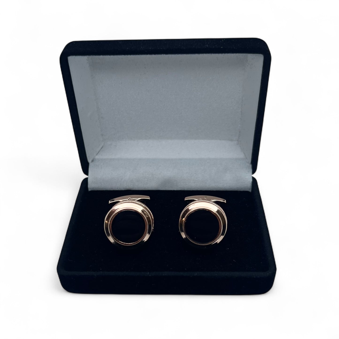 Thi Rounb Golden Cufflinks
