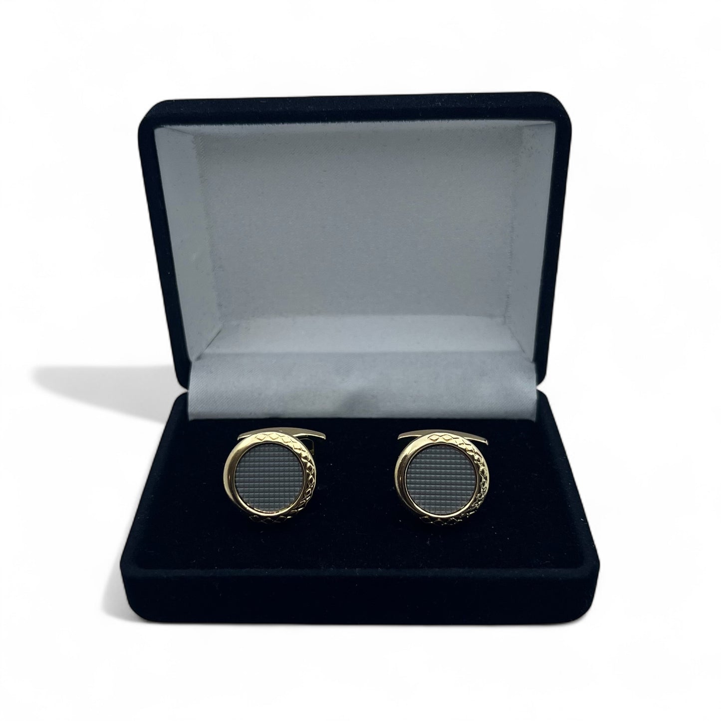 Grenen Grey Golden Cufflinks