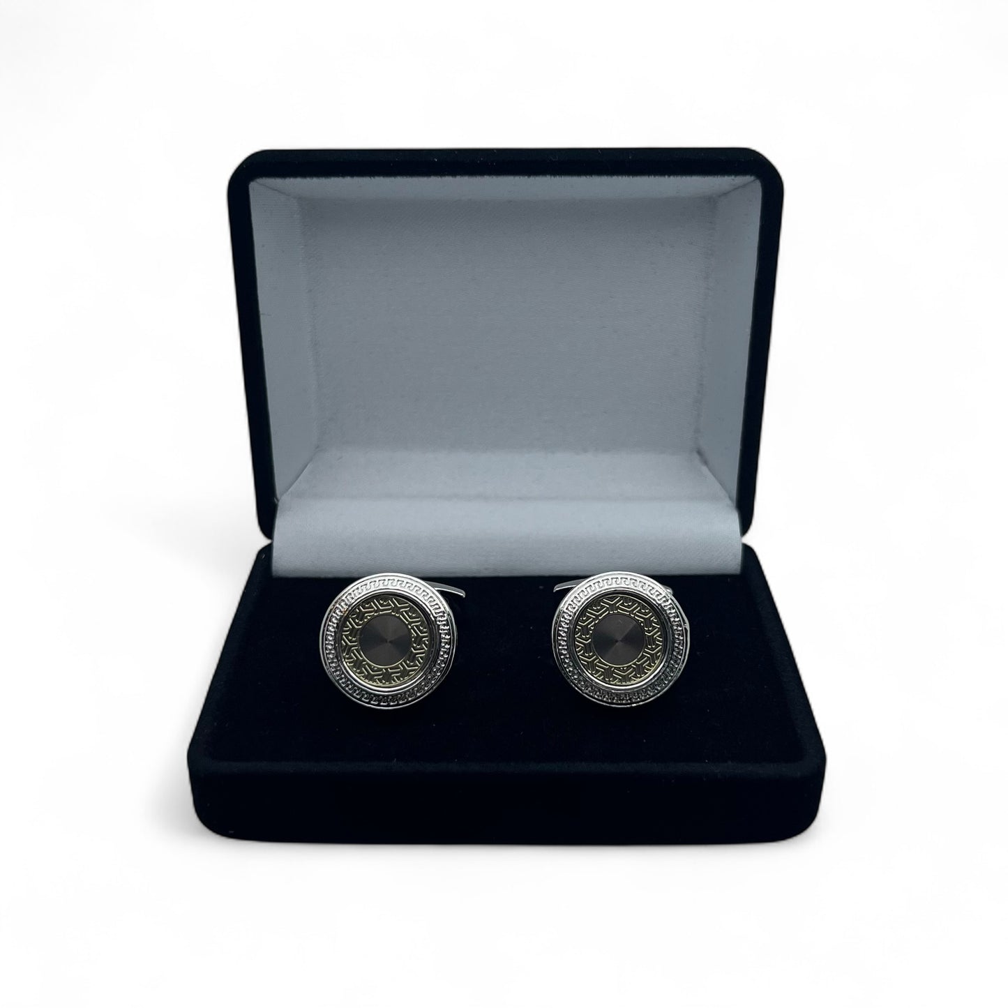 Athenian Mark Silver Cufflinks