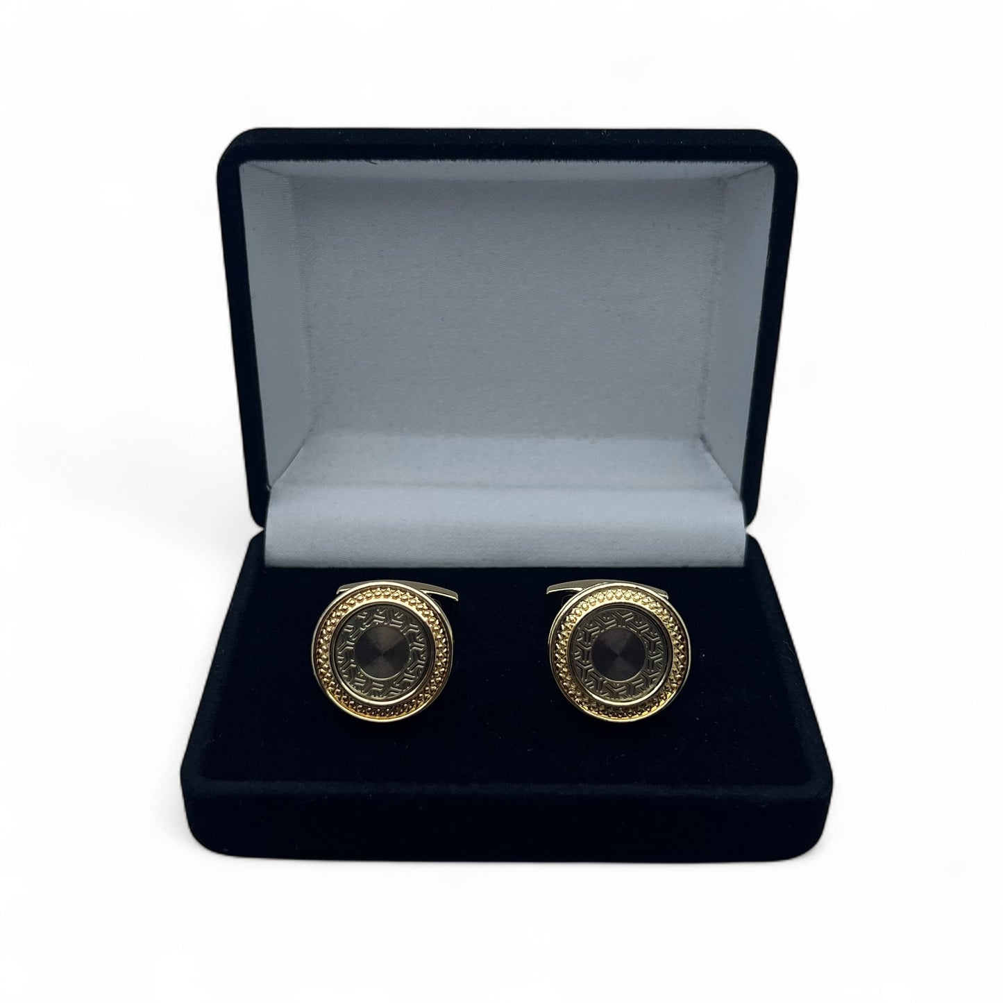Gilded Nexus Golden Cufflinks