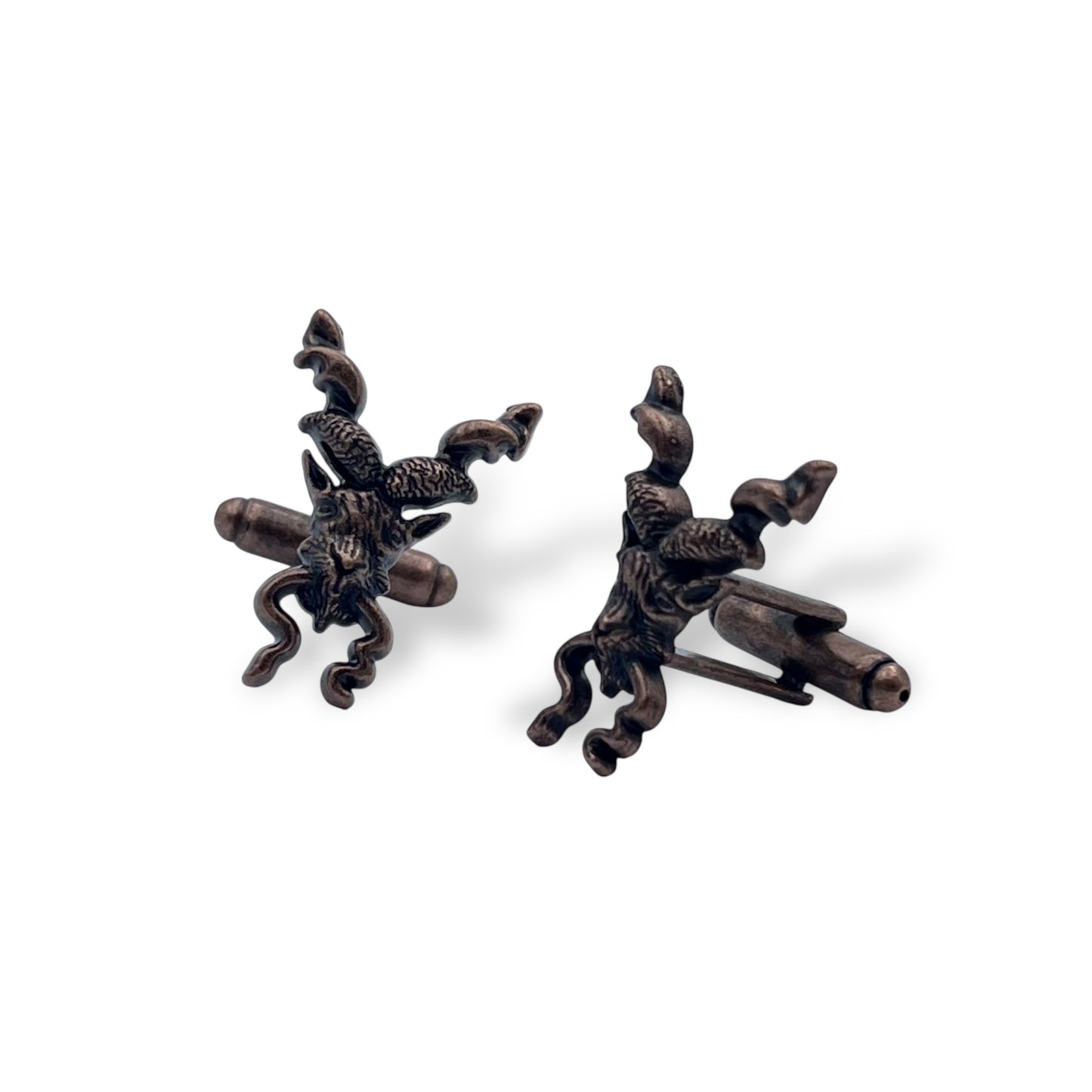Markhor Antique Bronze Cufflinks