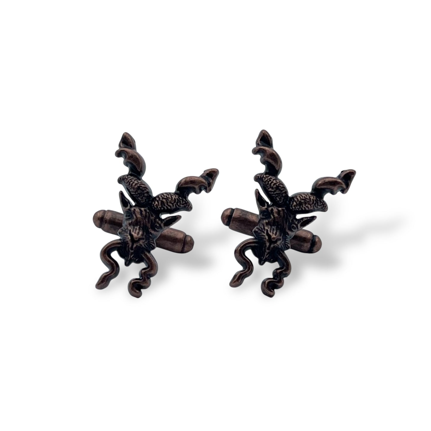 Markhor Antique Bronze Cufflinks