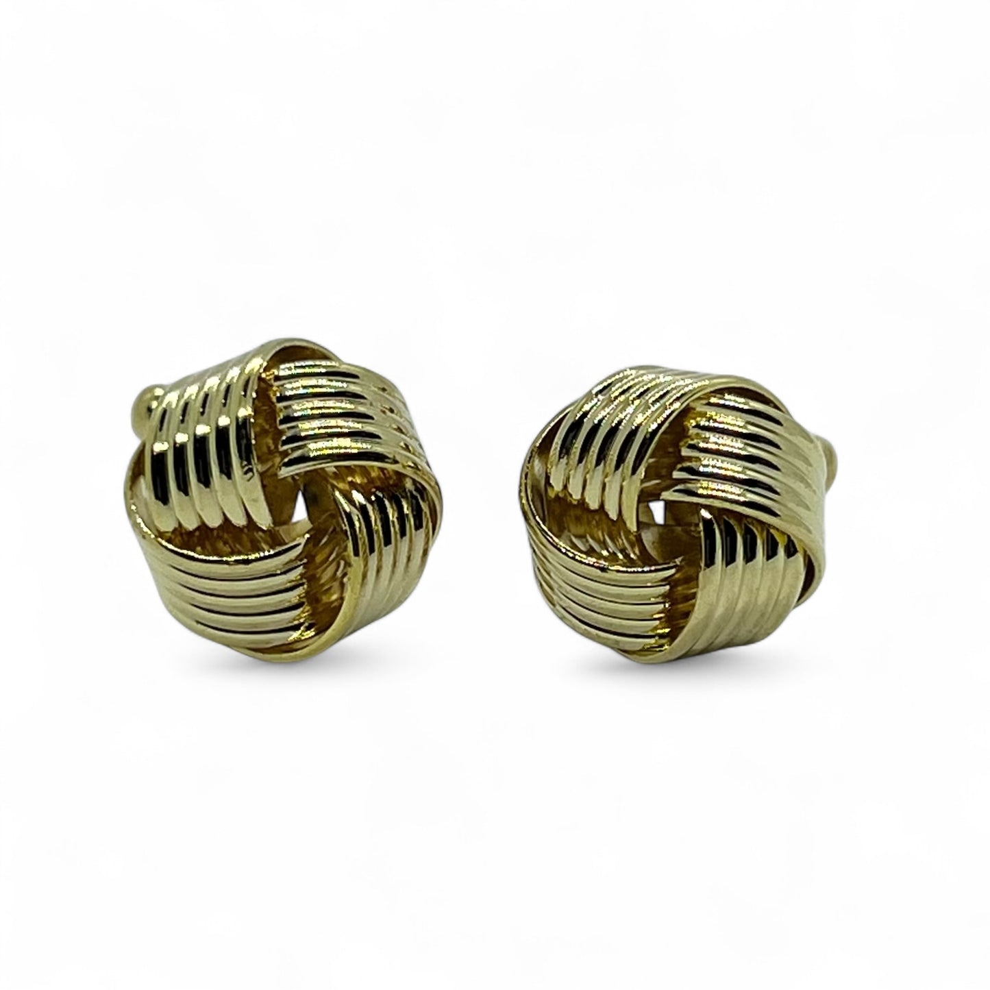 Penta Knot Golden Cufflinks