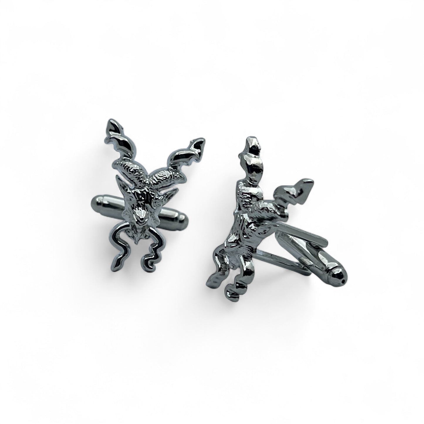 Markhor Silver Cufflinks