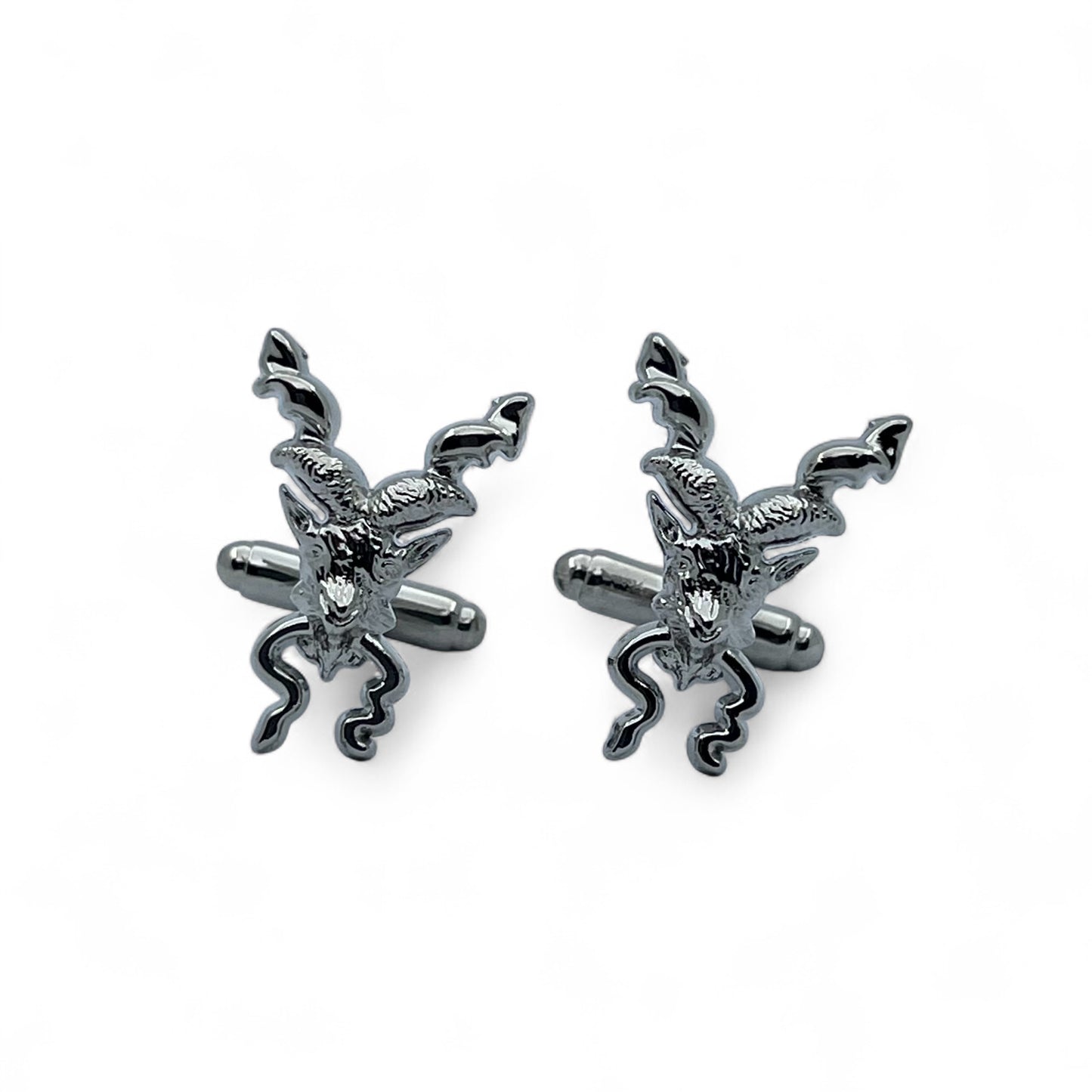 Markhor Silver Cufflinks