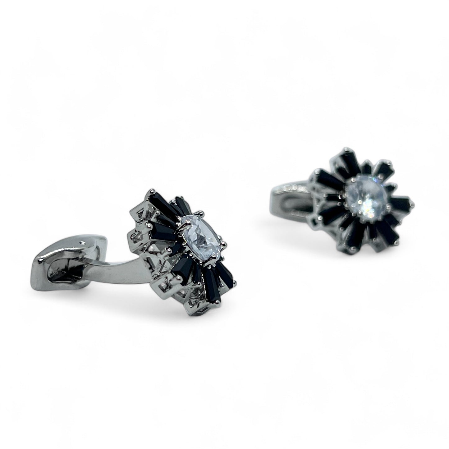 Eclipse Royale Silver Cufflinks
