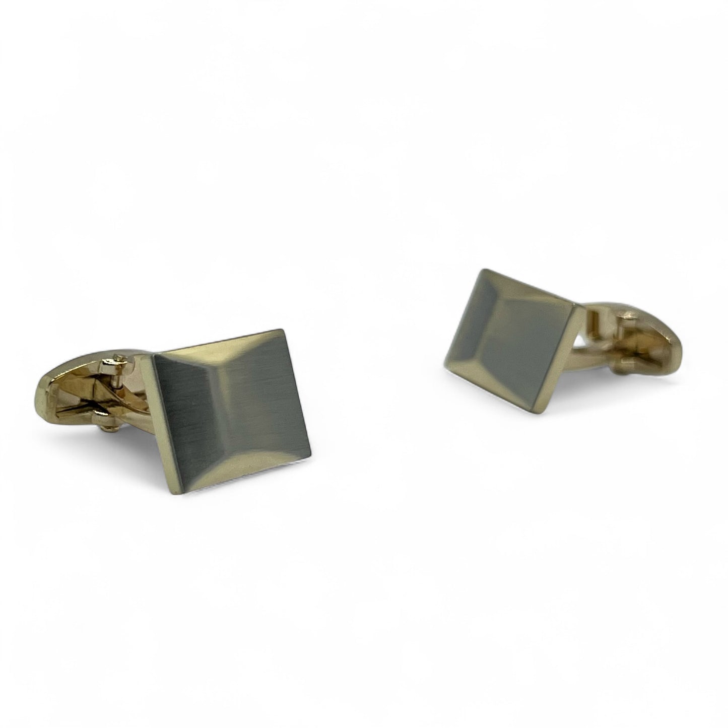Slate Edge Golden Cufflinks