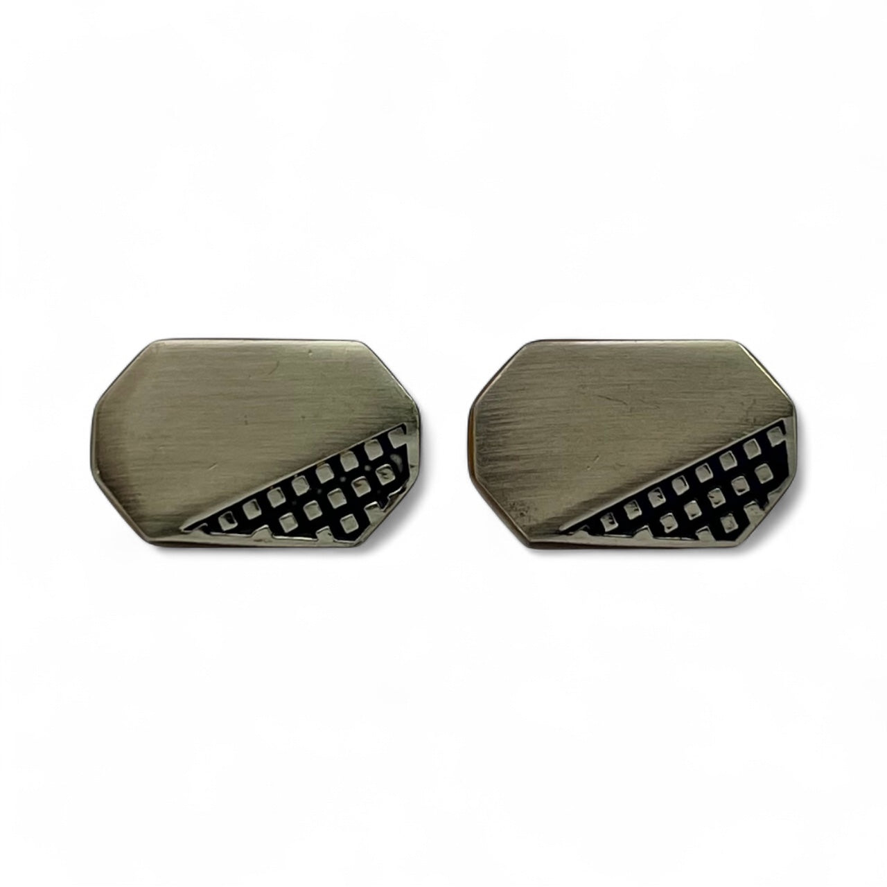 Iron Vault Golden Cufflinks