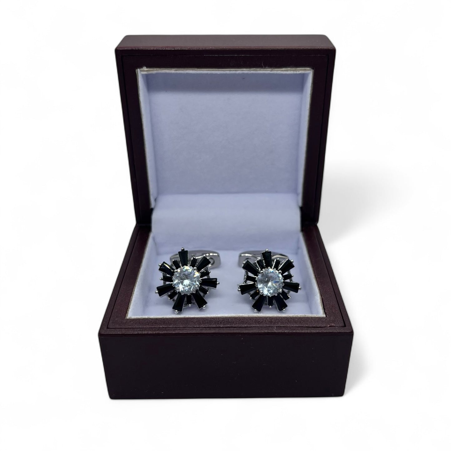 Eclipse Royale Silver Cufflinks