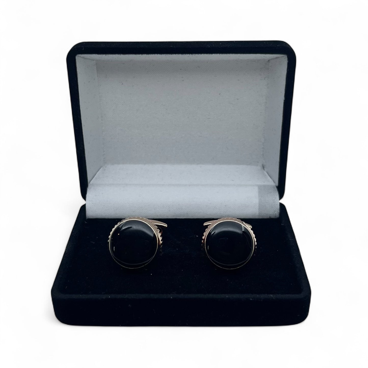 Auric Shadow Rose Gold Cufflinks