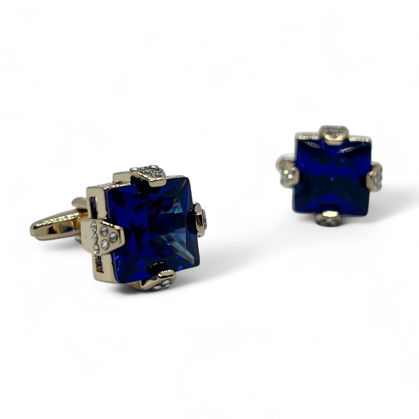 Prism Edge Golden Cufflinks