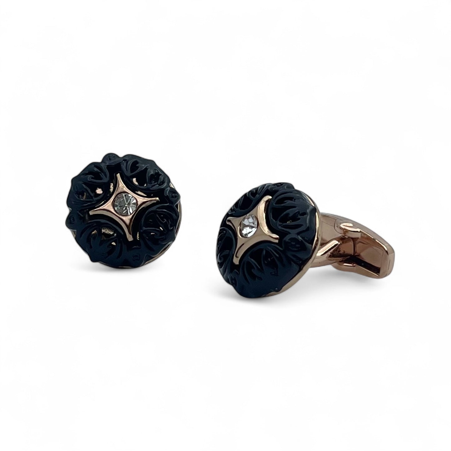 Imperial Star Rose Gold Cufflinks