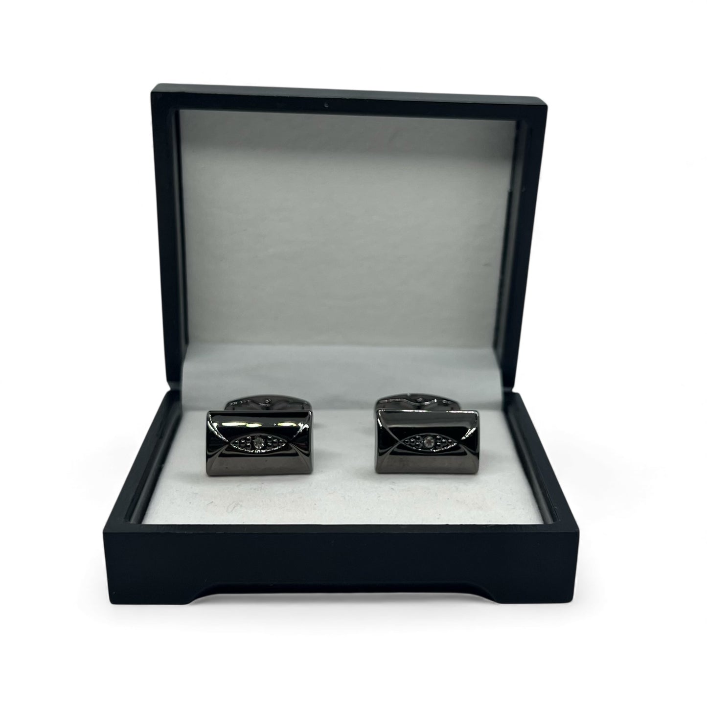 Noctis Prime Grey Metallic Cufflinks