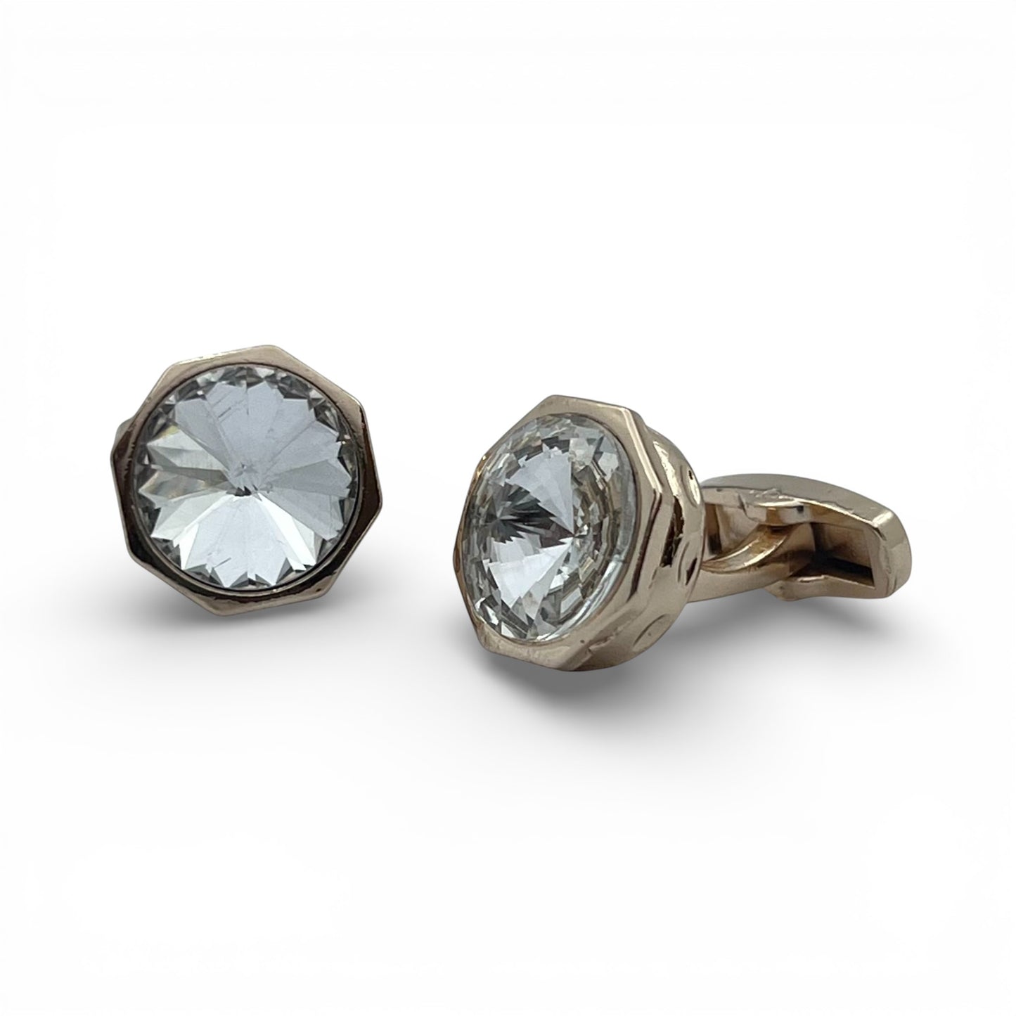 Gilded Prism Golden Cufflinks