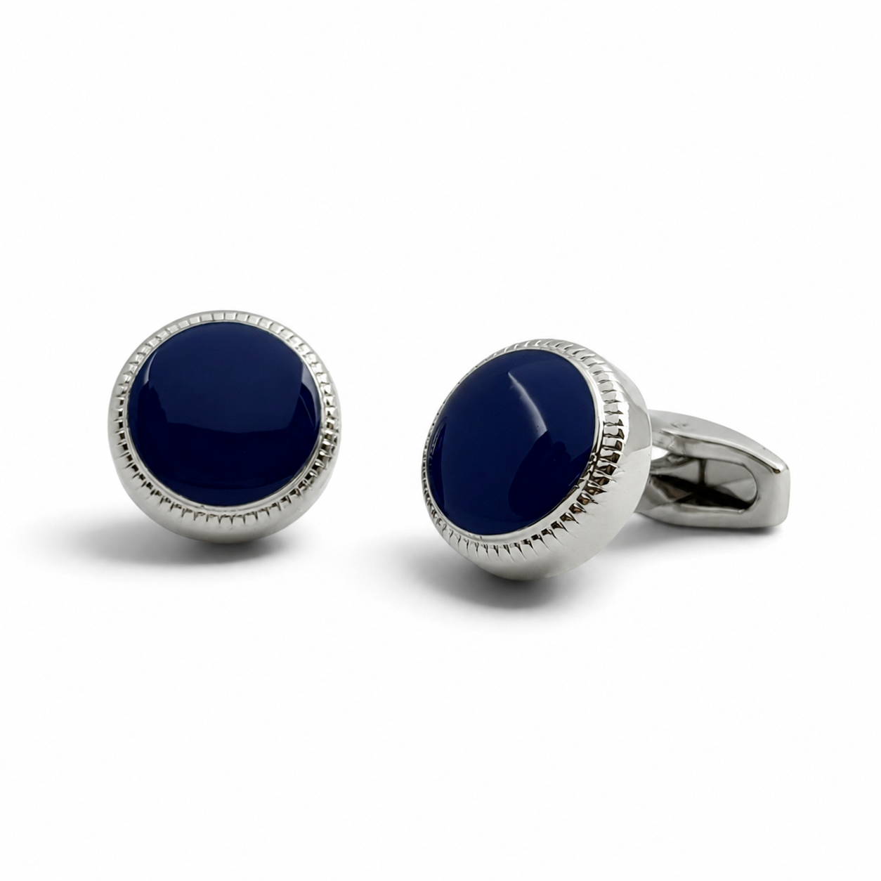Sapphire Regent Silver Cufflinks