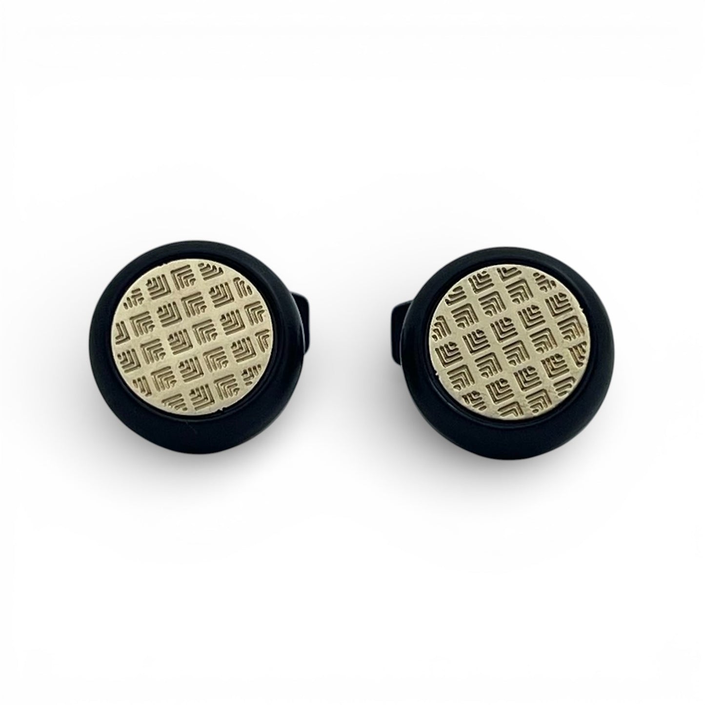 Golden Sig Black Cufflinks