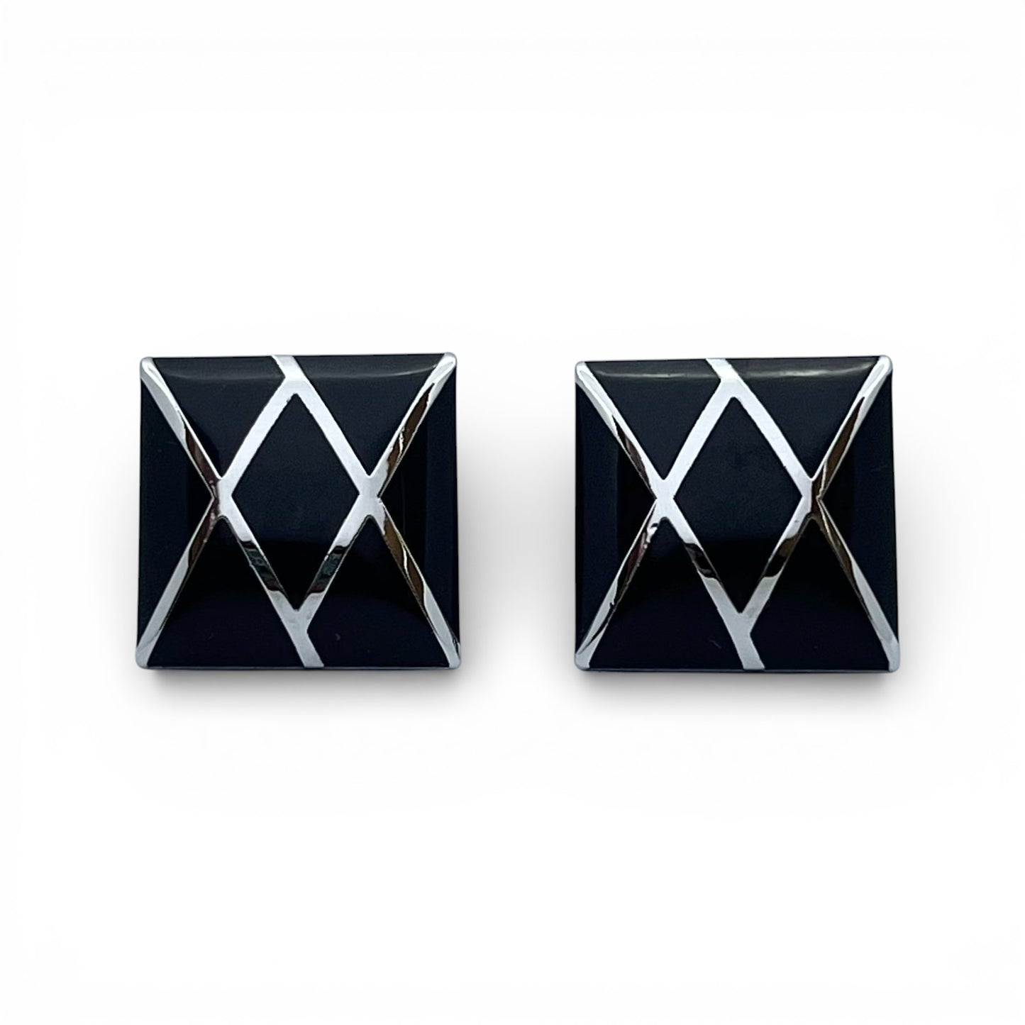 Midnight X Silver Cufflinks