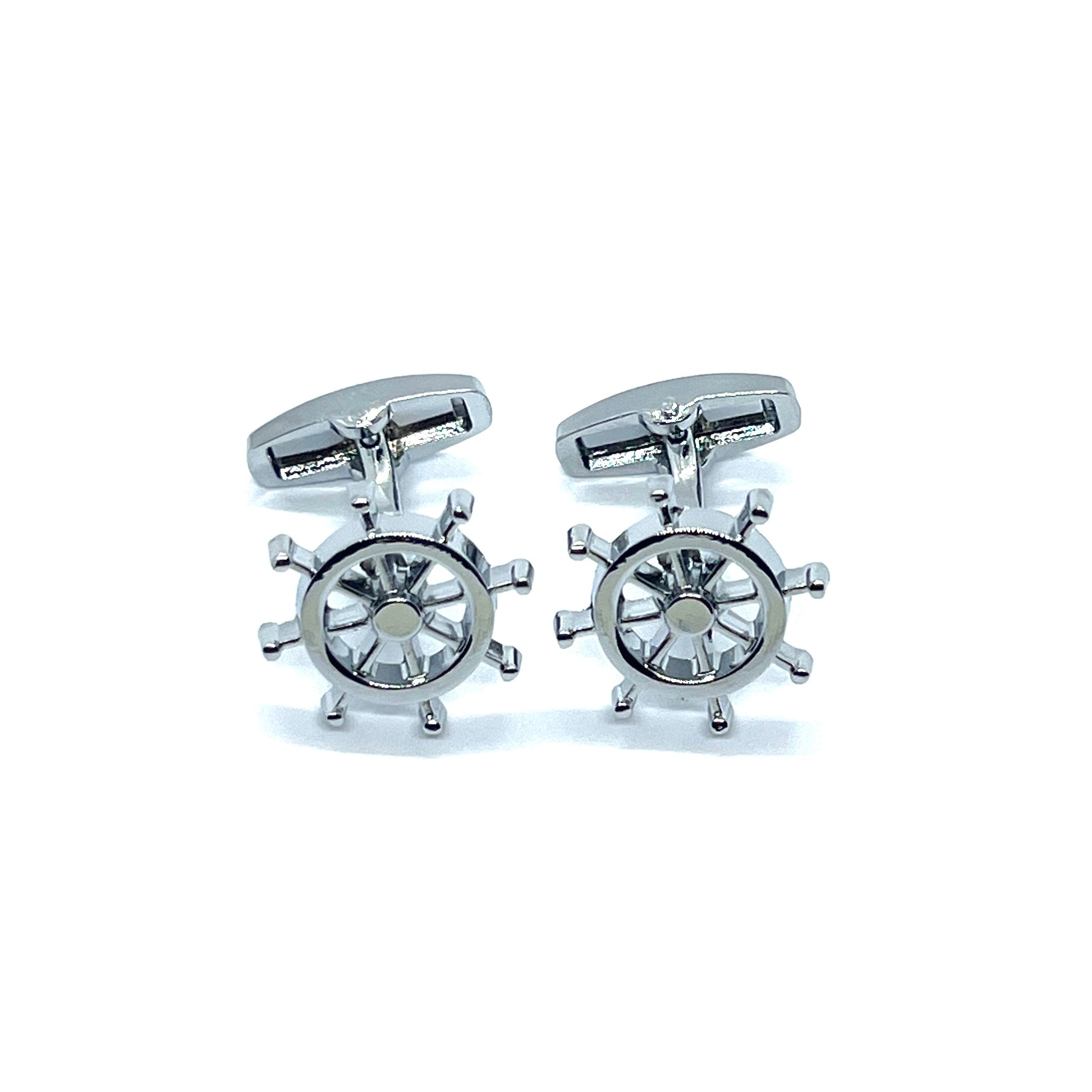 Boat Steering Wheel Cufflinks For Men
