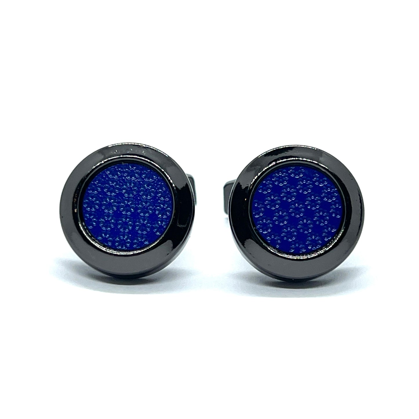 Blue Classic Black Cufflink