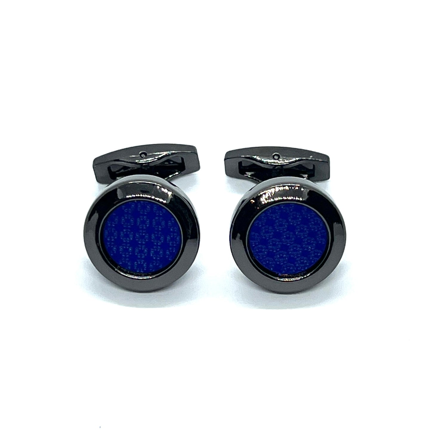 Blue Classic Black Cufflink