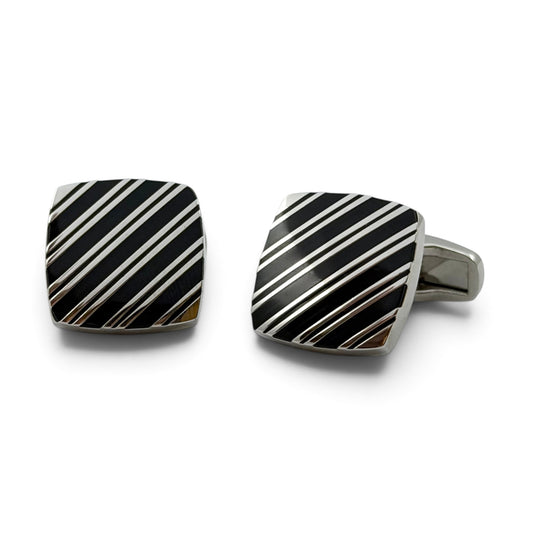 Stratos Silver Cufflinks