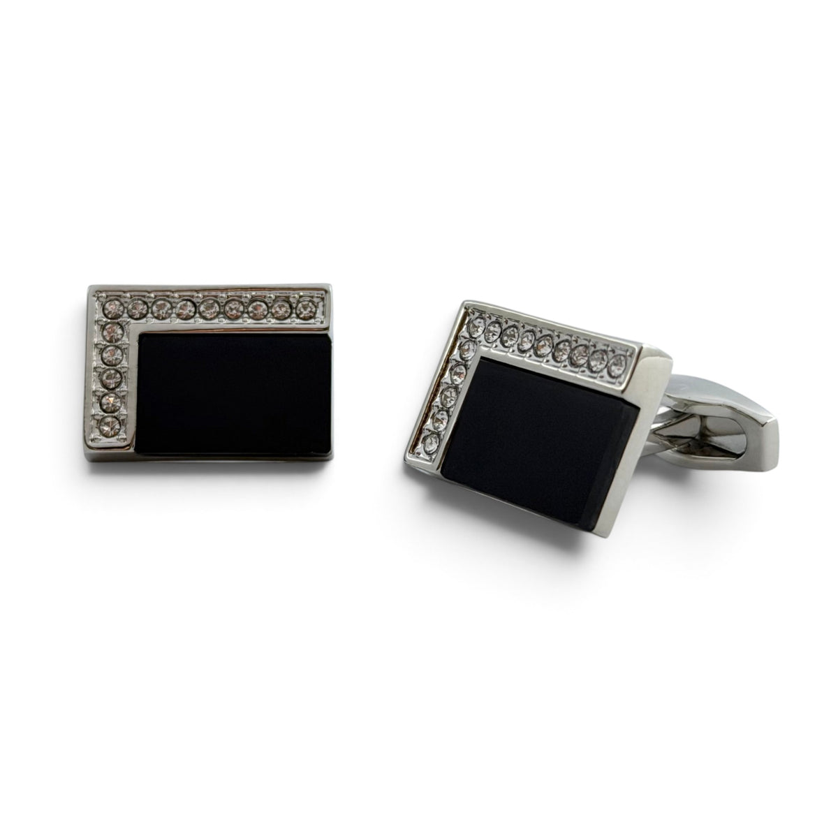 Lucent Edge Rhino Silver Cufflinks