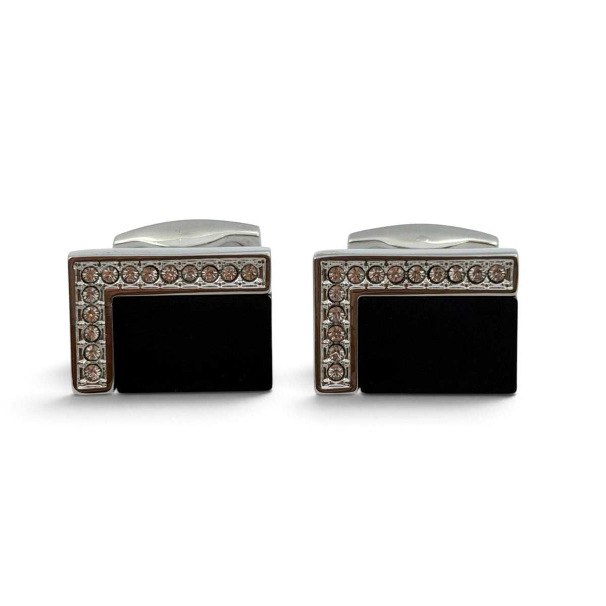 Lucent Edge Rhino Silver Cufflinks