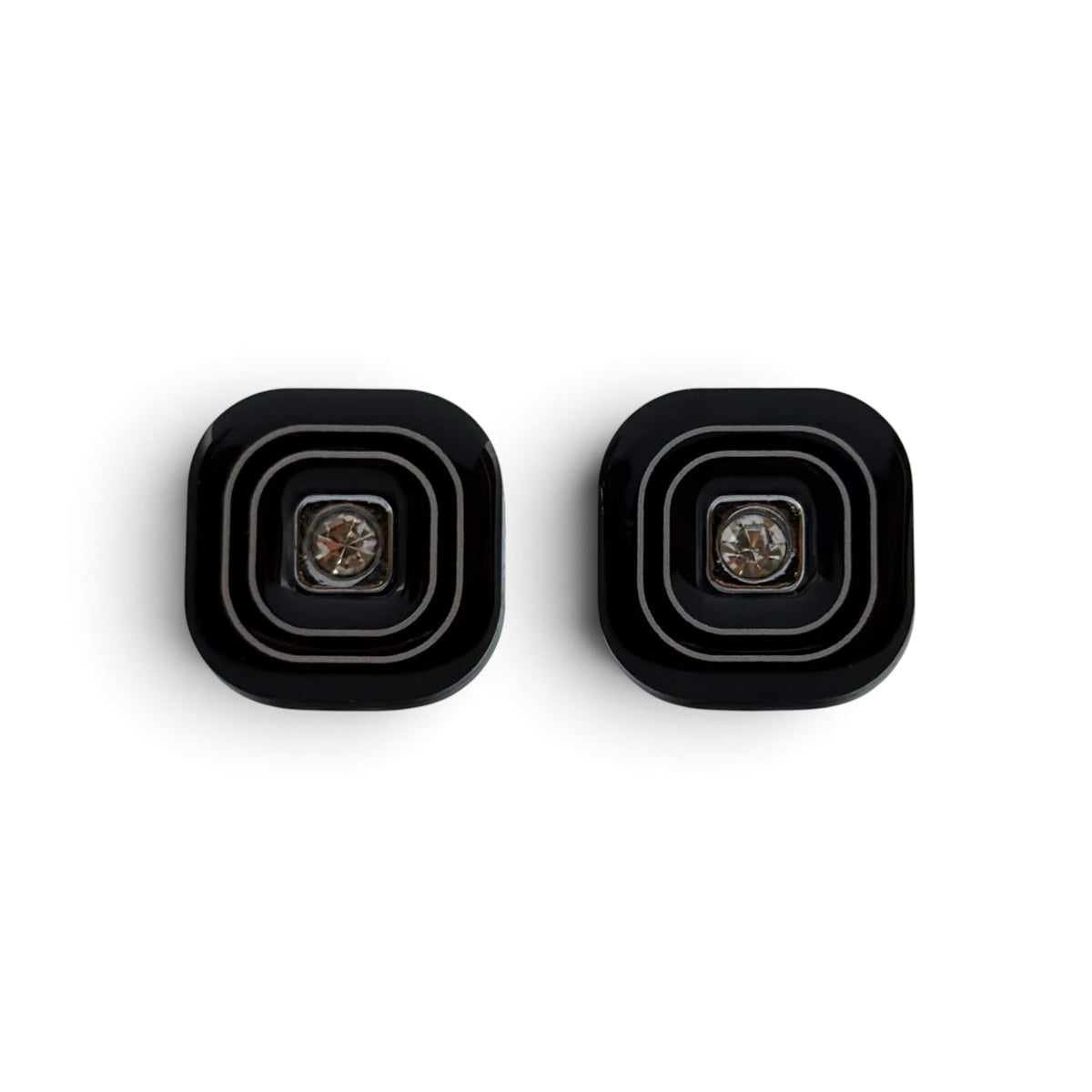 Obsid Frame Silver Cufflinks