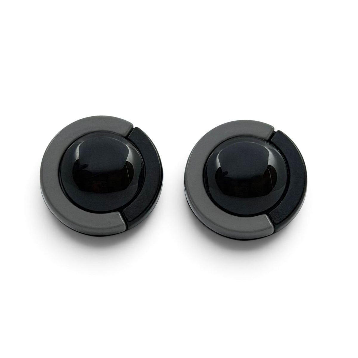 Black Dome Ring Cufflinks