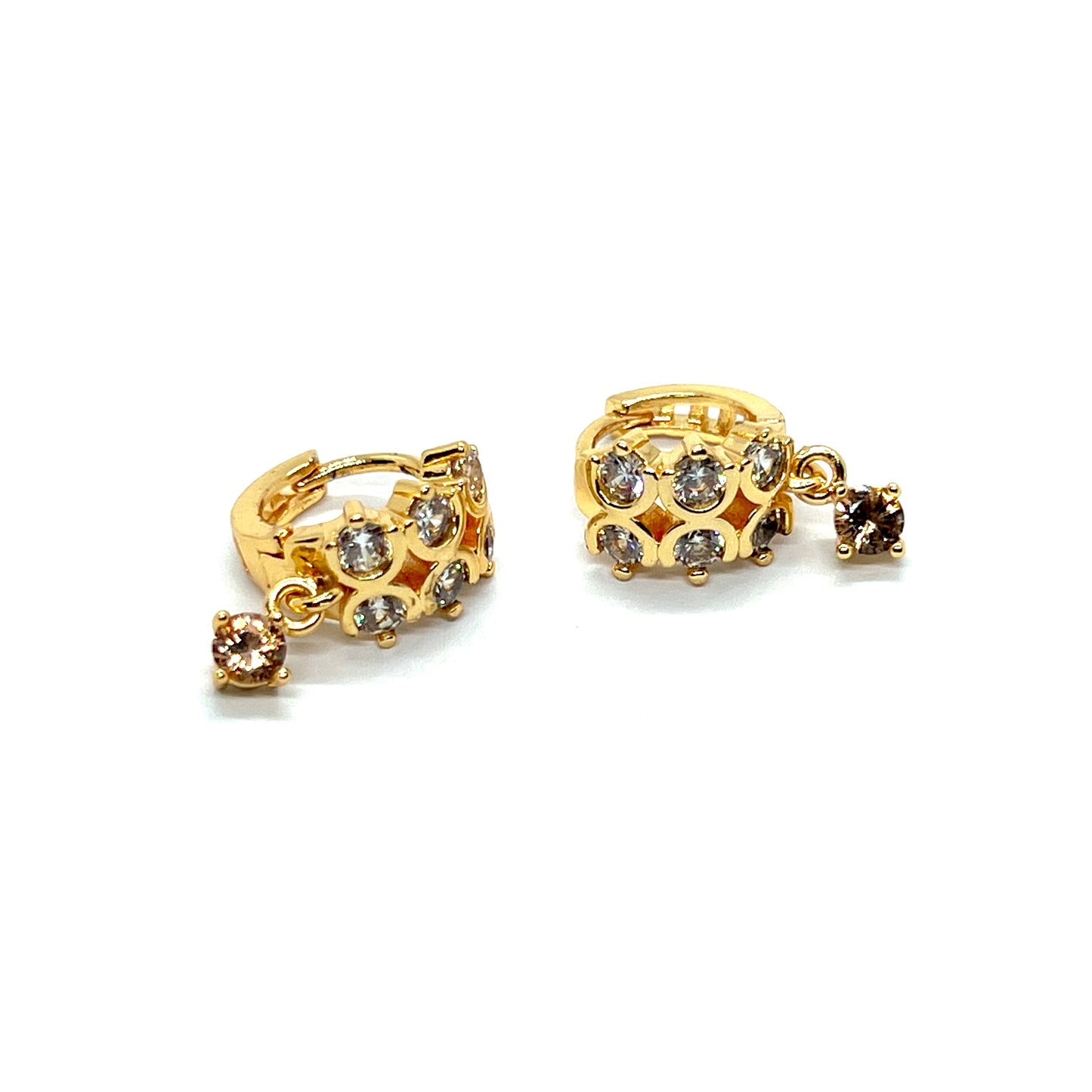 Multi Rhino Golden Studs Earrings