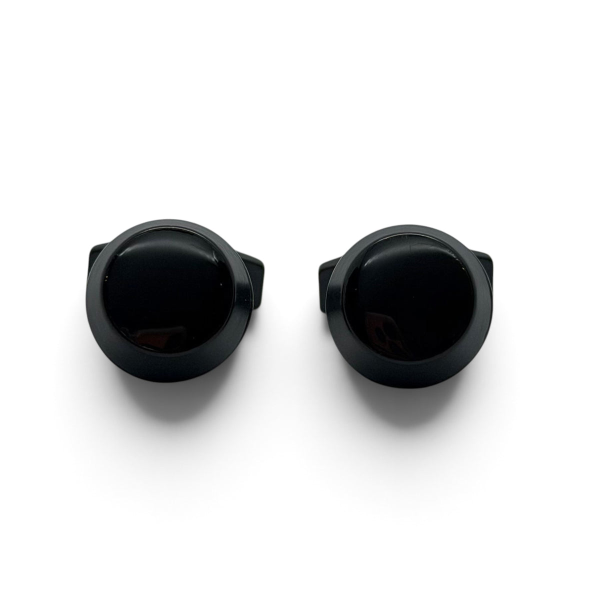 Onyx Meridian Dome Black Cufflinks