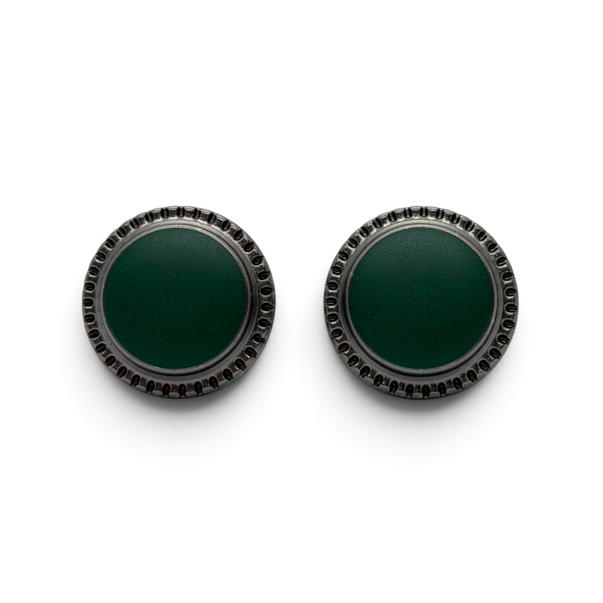 Forest Sovereign Grey Metallic Cufflinks