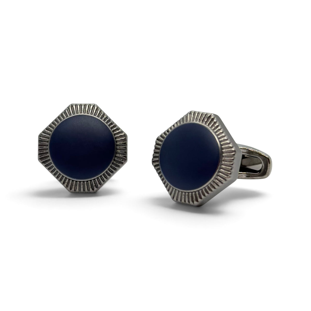 Midnight Facet Vintage Cufflinks