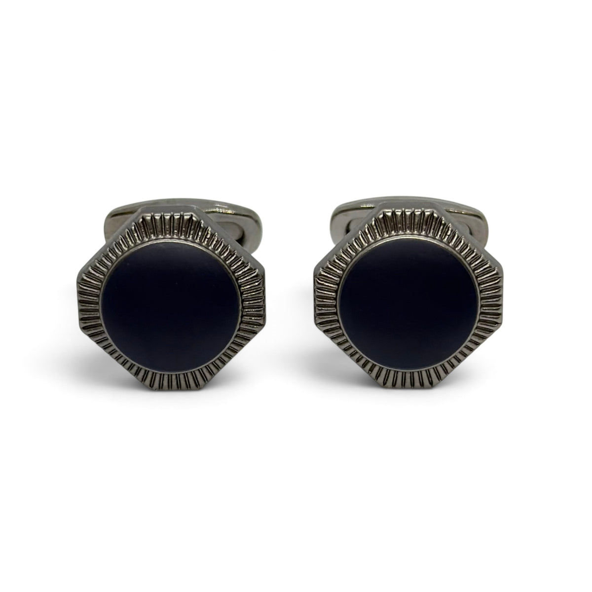 Midnight Facet Vintage Cufflinks