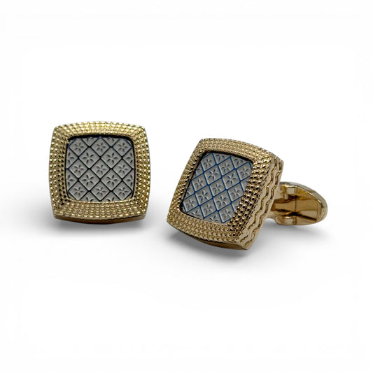 Weave Golden Cufflinks