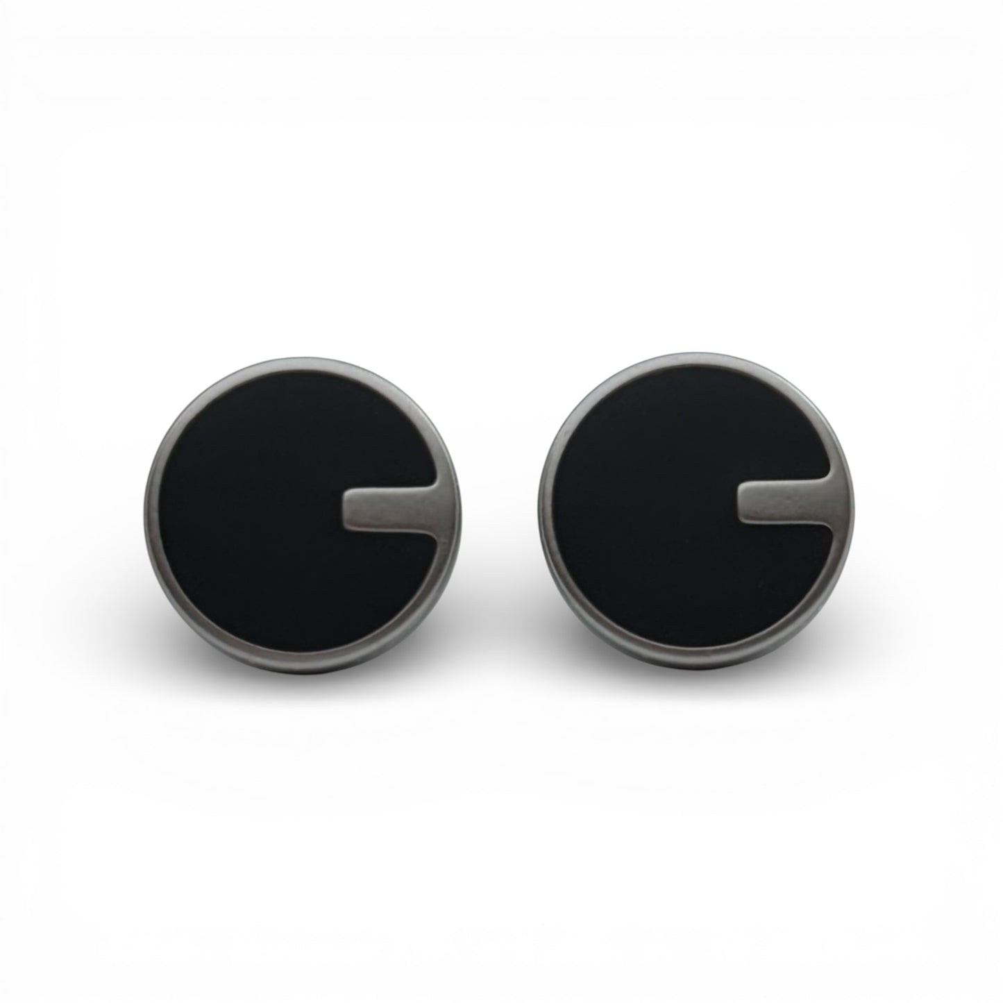 Phan Cut Matte Silver Cufflinks