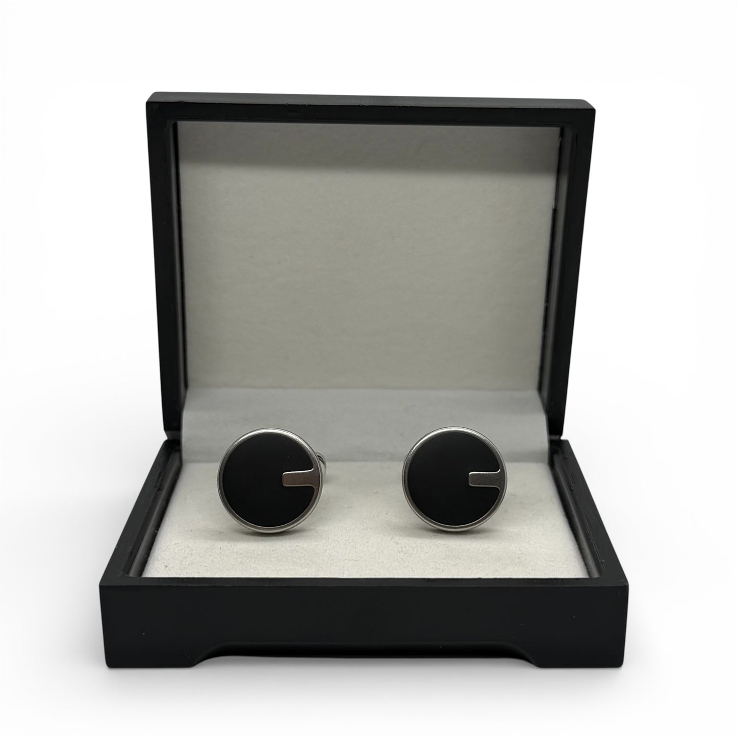 Phan Cut Matte Silver Cufflinks