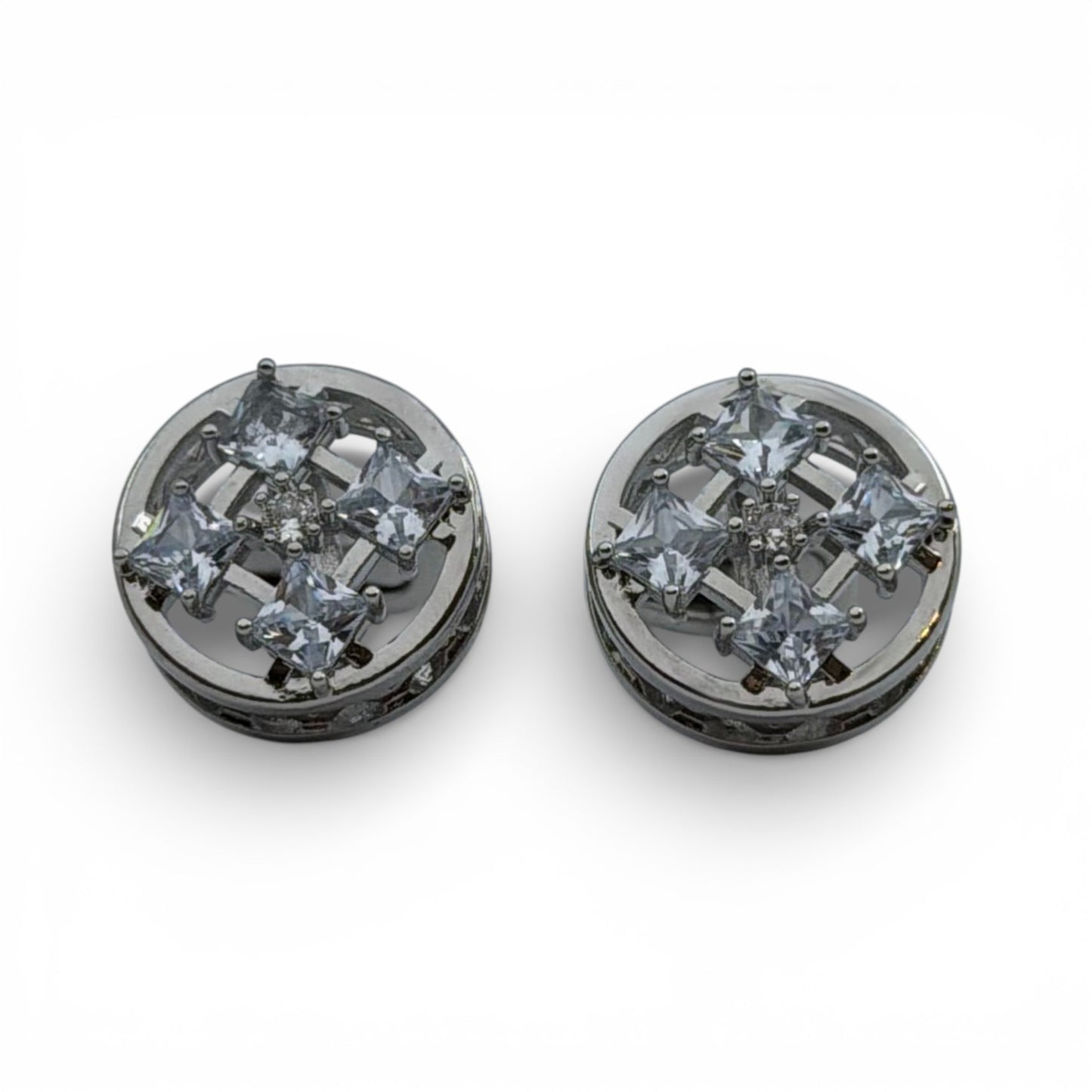 Regalia Cross Silver Cufflinks