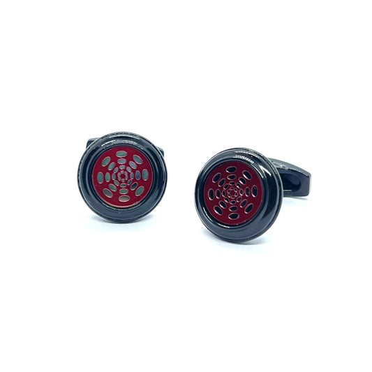 Spidey Red Black Cufflinks