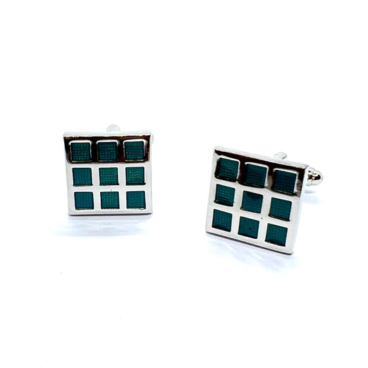 Green Cufflinks for men