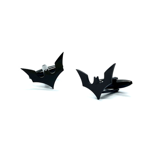 Bat Grey Metallic Cufflinks