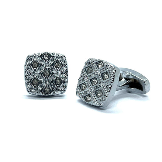 Cross Rhino Silver Cufflinks