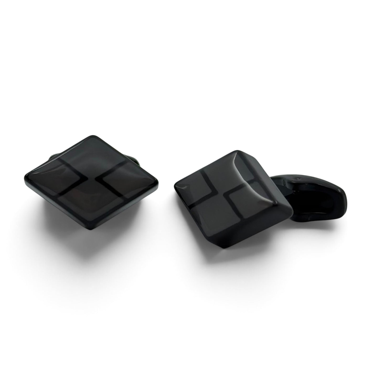 Black Axis Black Cufflinks
