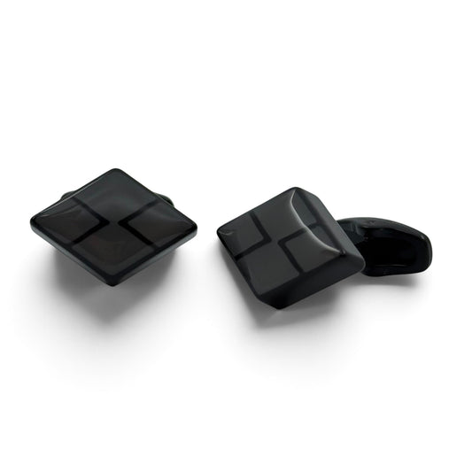 Black Axis Black Cufflinks