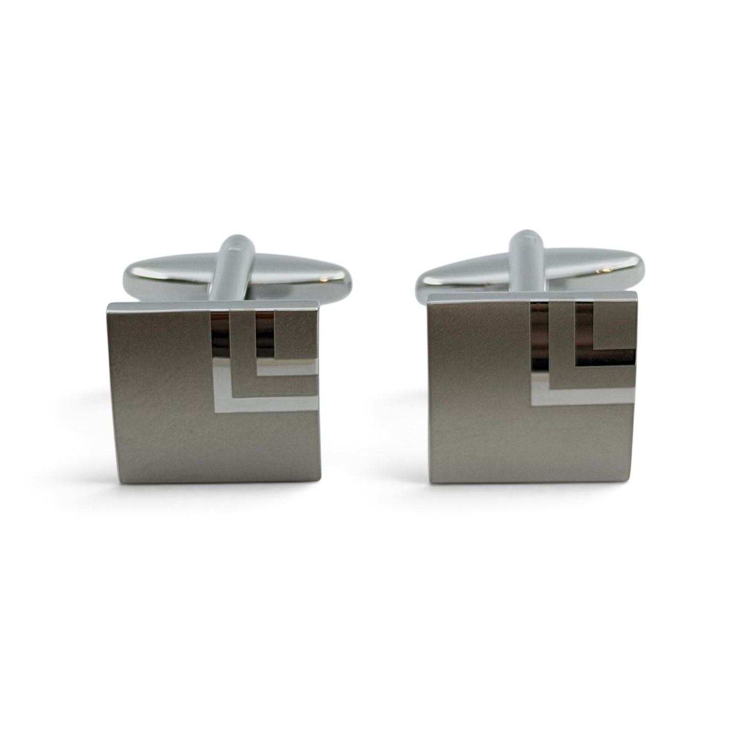 Sterling Maze Silver Cufflinks