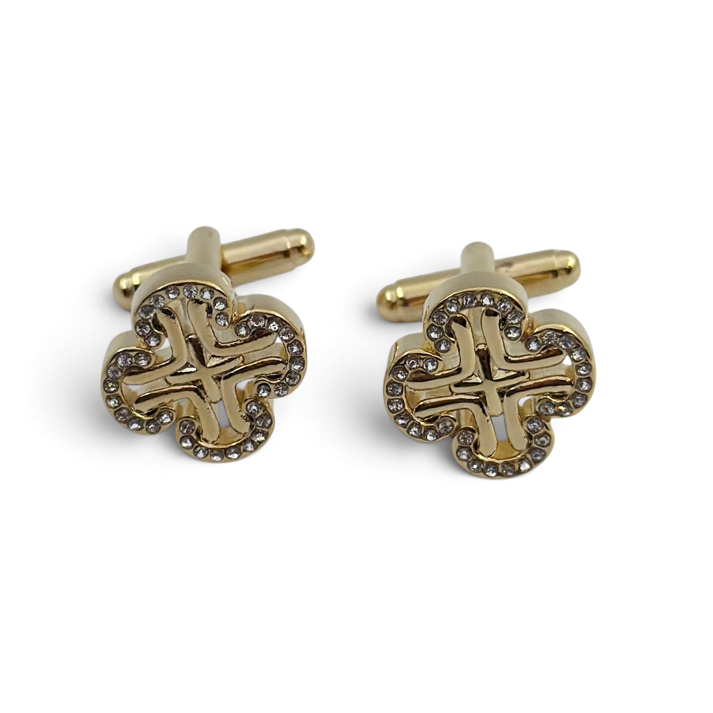 Aurelia Cross Golden Cufflinks