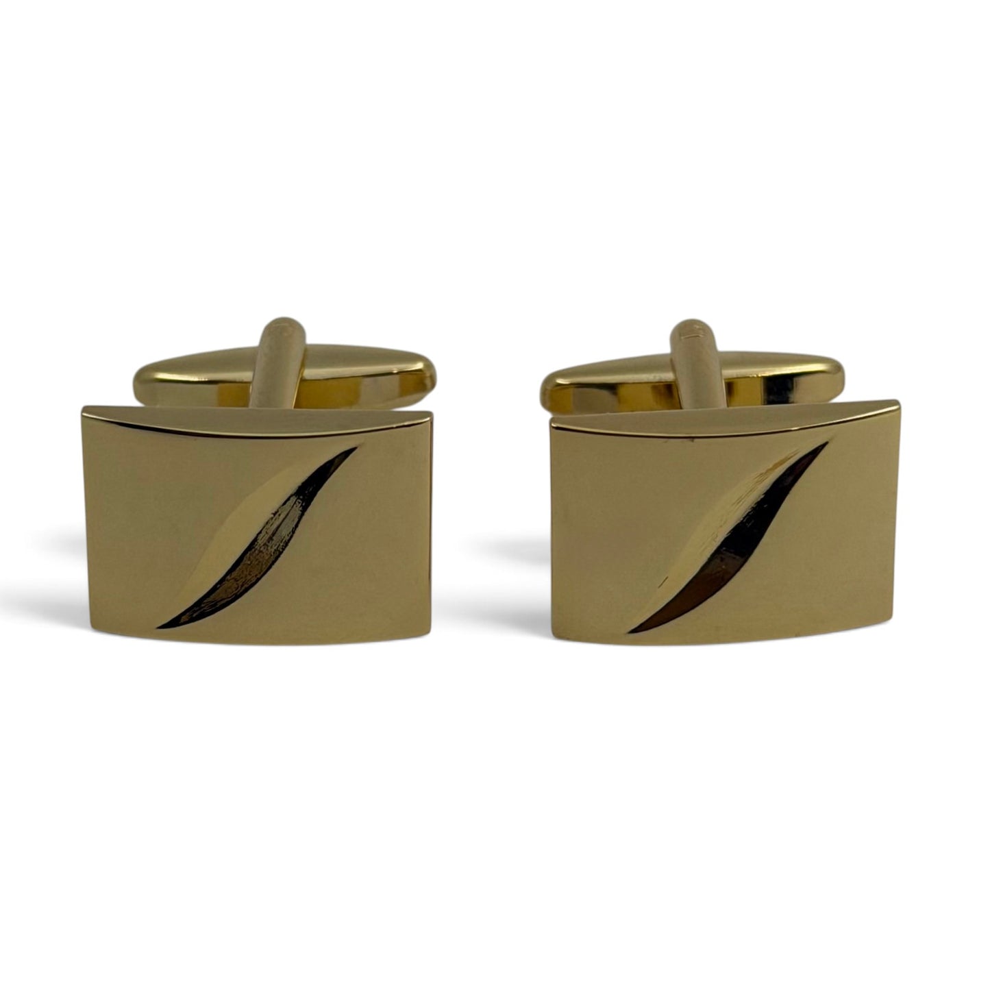 Aurex Arc Golden Cufflinks