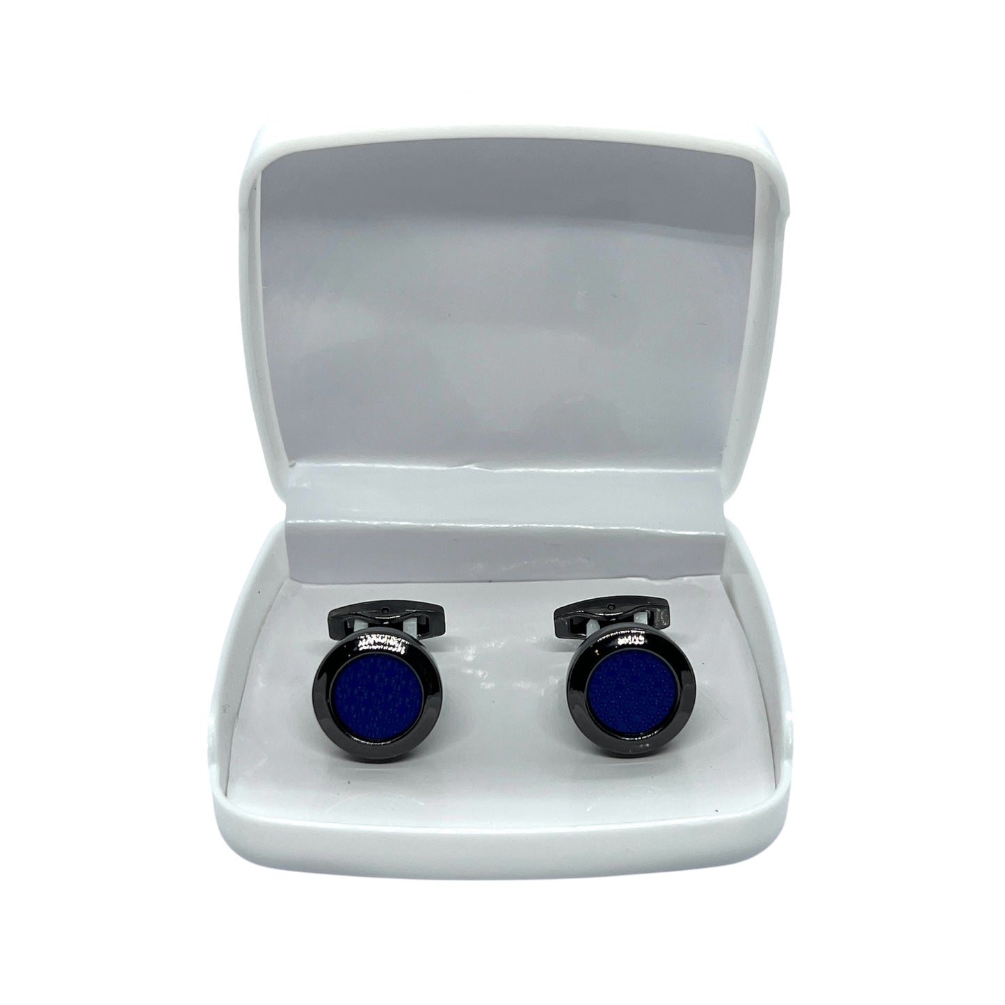 Blue Classic Black Cufflink